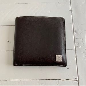 Cartier brown leather wallet